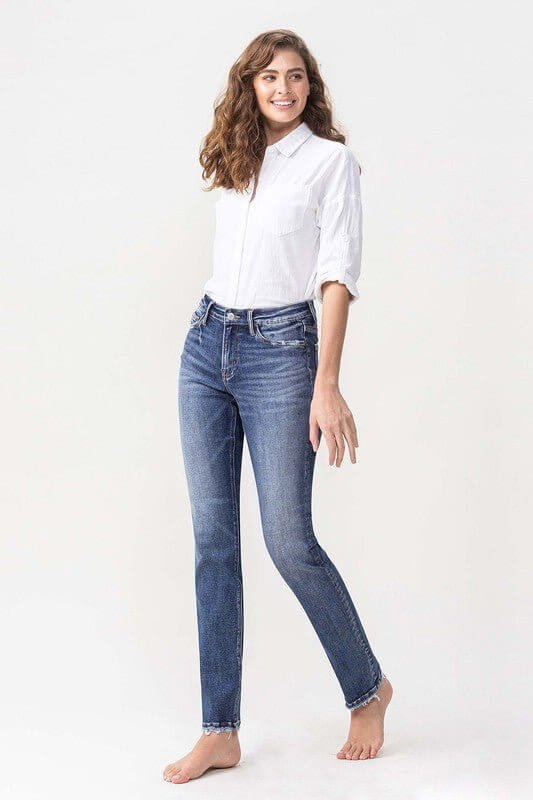 Pleasantly Straight Jean | Lovervet by Vervet | LV1027 - Lavender Hills BeautyLovervet