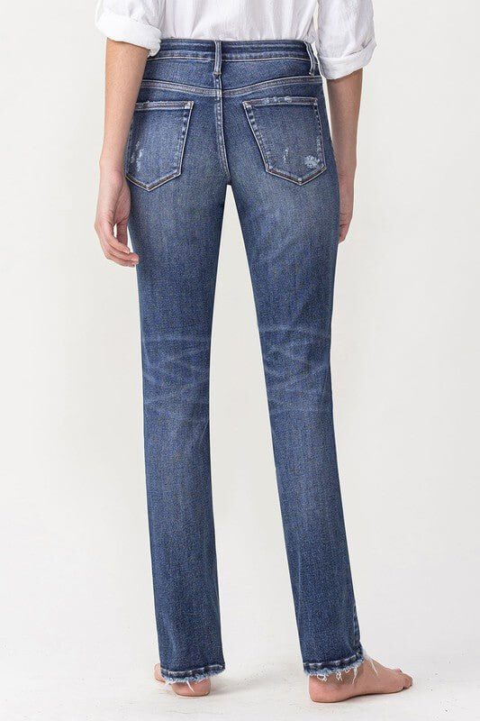 Pleasantly Straight Jean | Lovervet by Vervet | LV1027 - Lavender Hills BeautyLovervet