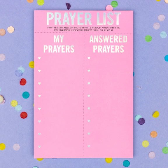 Prayer List Notepad - Lavender Hills BeautyTaylor Elliott DesignsNP-12