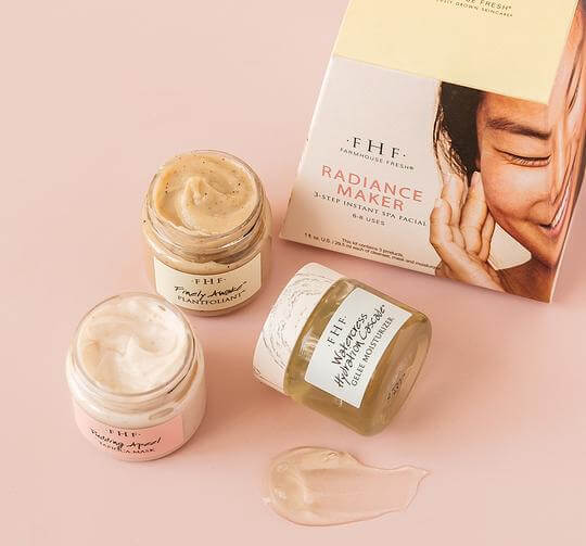 Radiance Maker 3-step Instant Spa Facial | FarmHouse Fresh - Lavender Hills BeautyFarmhouse Fresh12243RT