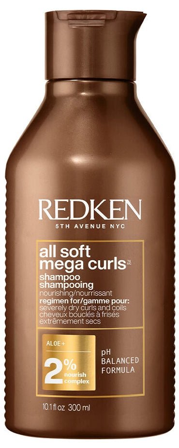 All Soft Mega Curls Sulfate Free Shampoo for Curly and Coily Hair - Lavender Hills BeautyRedken