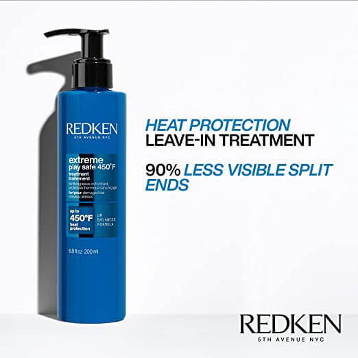 Extreme Play Safe Heat Protectant and Damage Repair Treatment | Redken - Lavender Hills BeautyRedkenP2030600