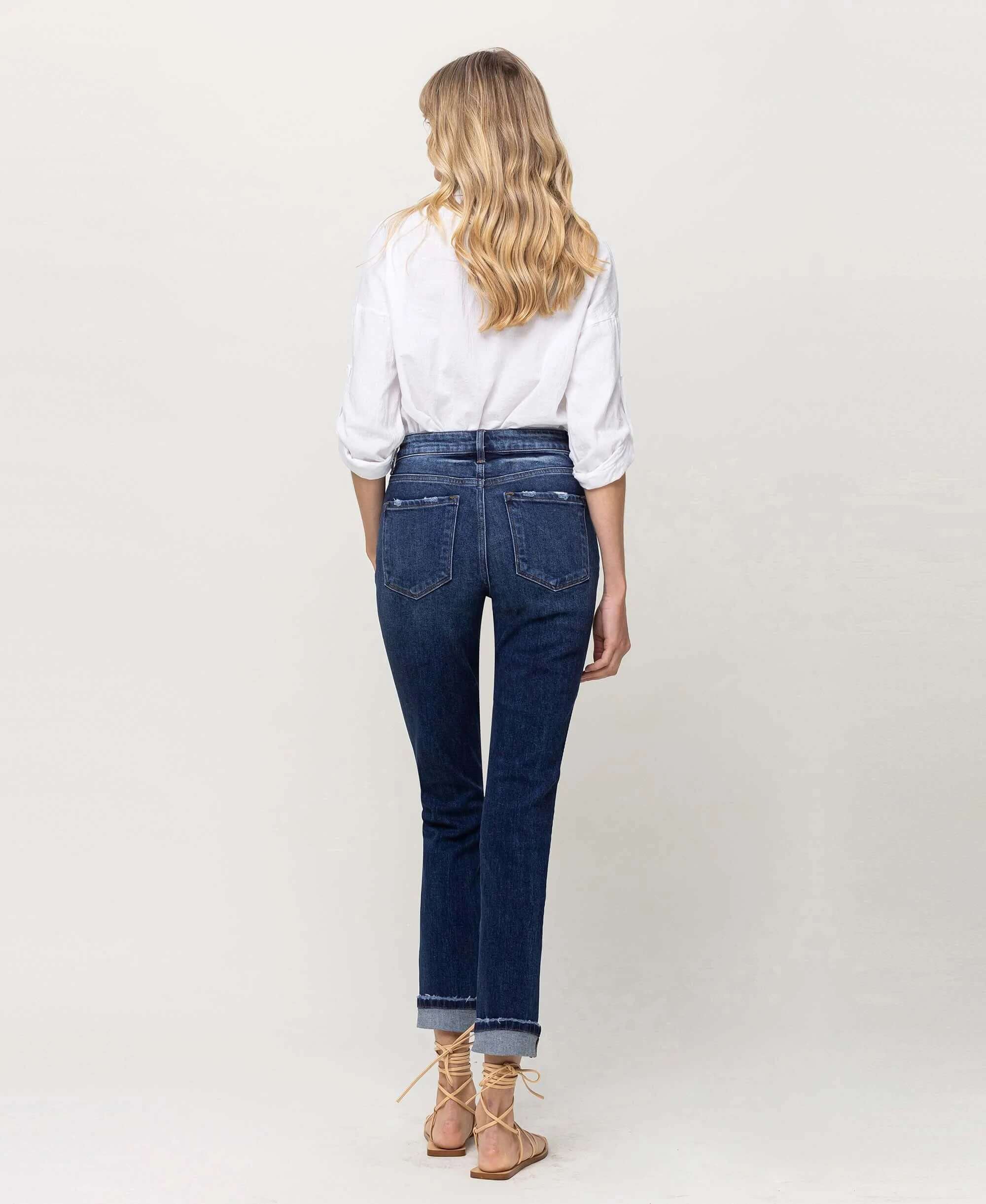 Flying Monkey Resident - Cuffed Stretch Boyfriend Jeans Flying Monkey