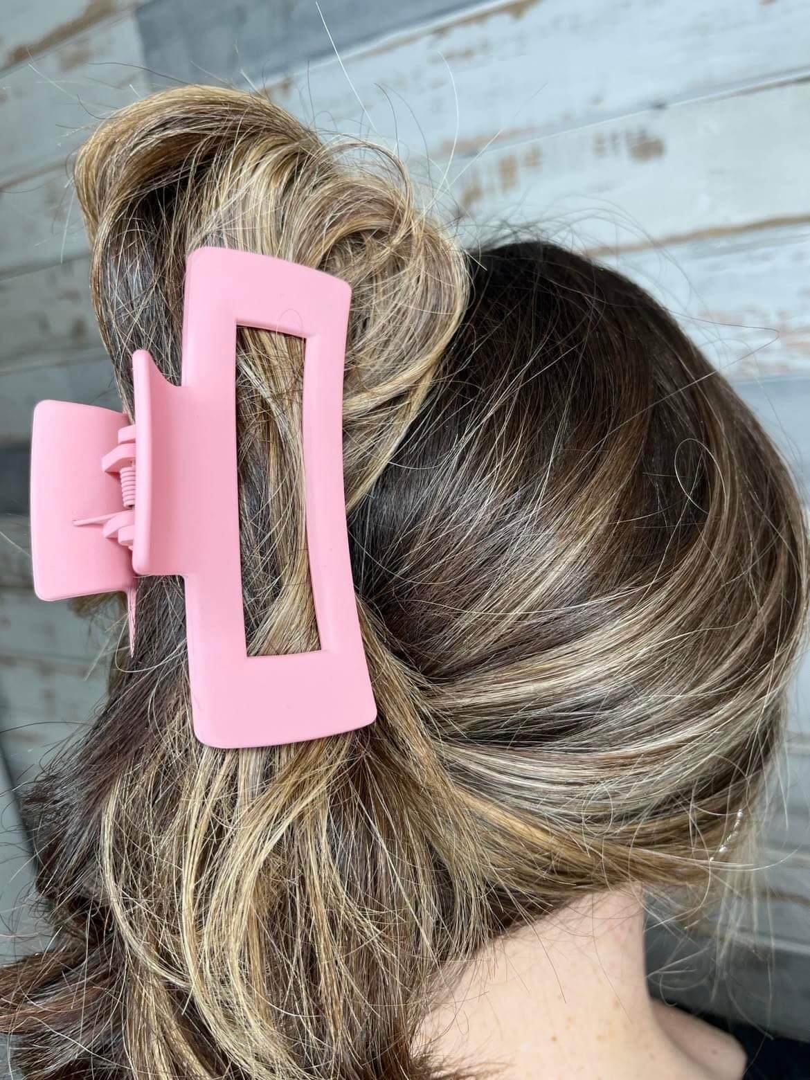 Rectangle Hair Claw Clip - 4 inch - Lavender Hills BeautyLavender Hills Beauty
