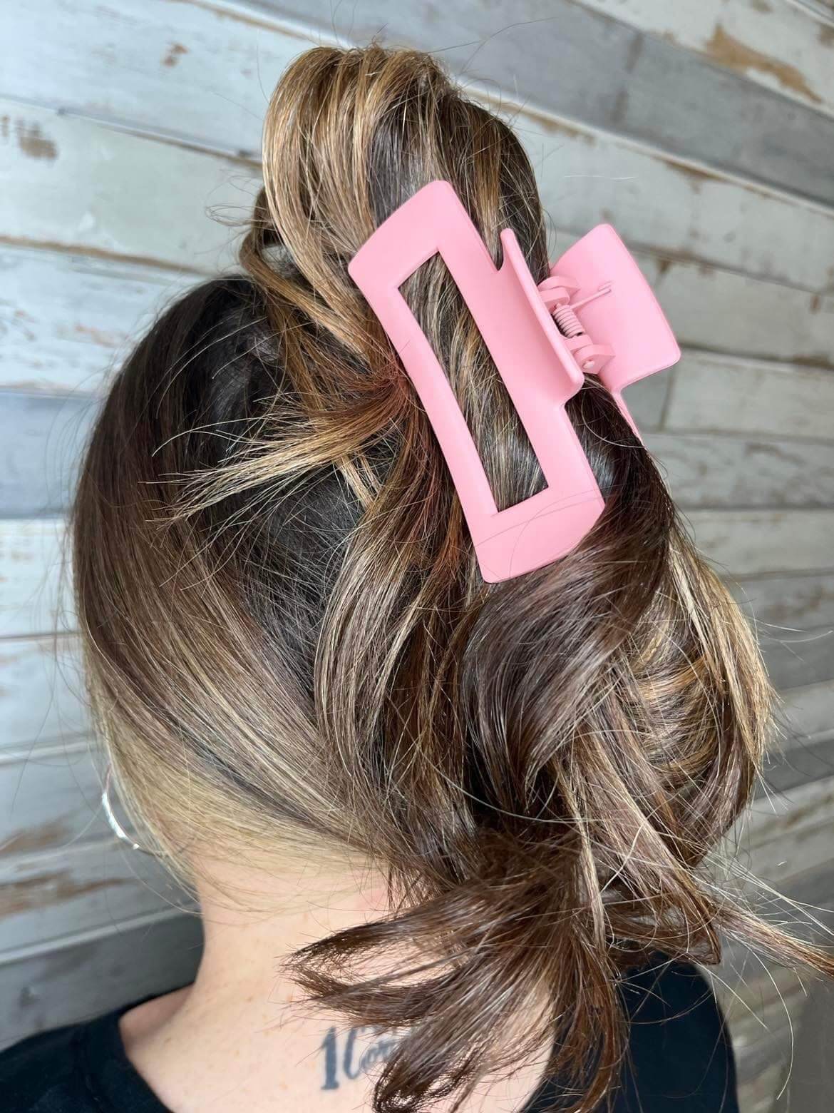 Rectangle Hair Claw Clip - 4 inch - Lavender Hills BeautyLavender Hills Beauty