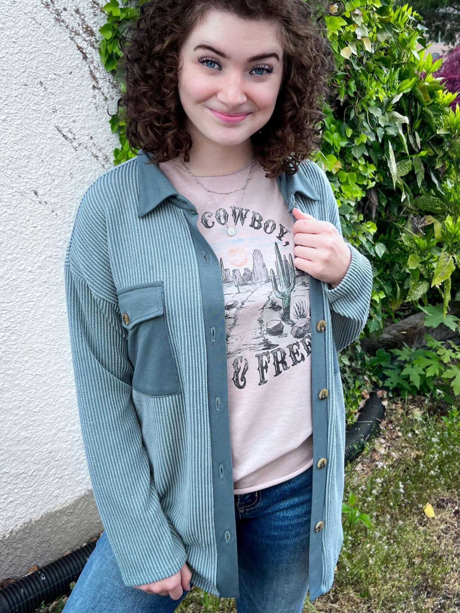 Seafoam Luxe Oversized Jacket - Lavender Hills BeautyReborn J