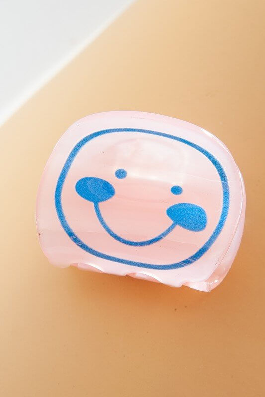 Smiley Face Hair Claw Clip - Lavender Hills BeautyLavender Hills Beauty40H611
