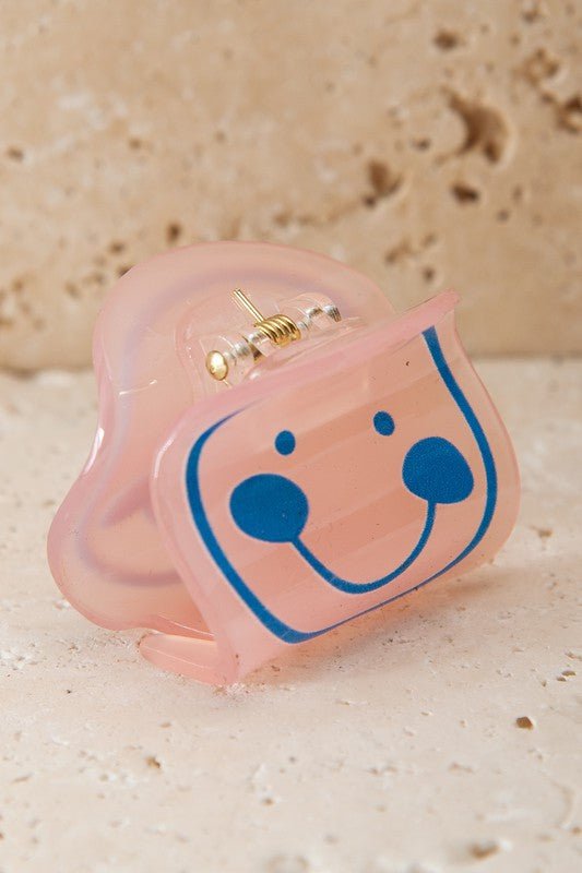 Smiley Face Hair Claw Clip - Lavender Hills BeautyLavender Hills Beauty40H611