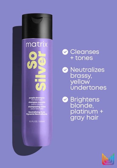 So Silver Purple Shampoo for Blonde and Silver Hair | Matrix - Lavender Hills BeautySalonCentricP1108200