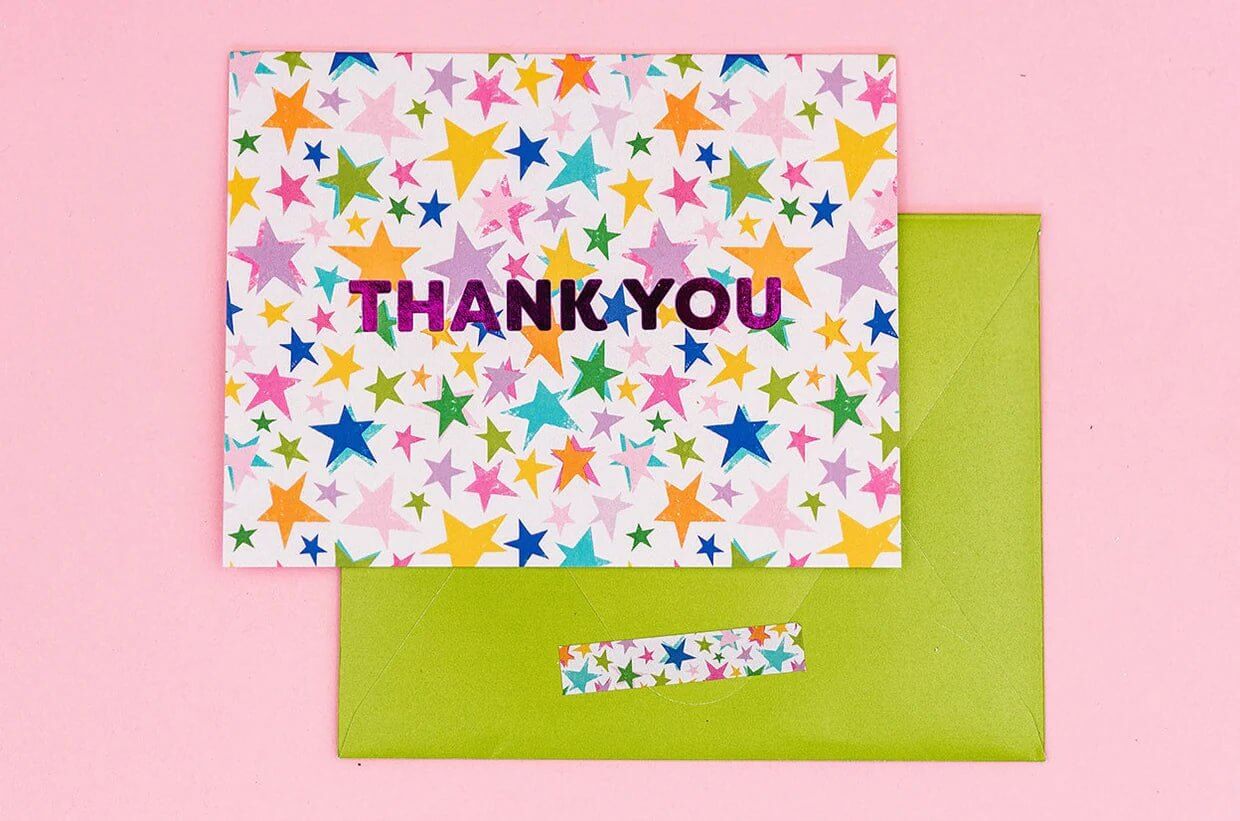 Stars Thank You Boxed Note Cards - Lavender Hills BeautyTaylor Elliott DesignsNC-16