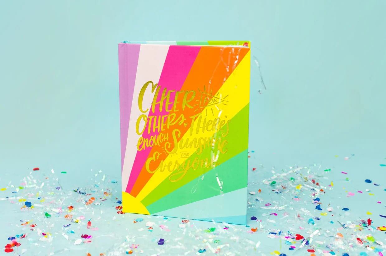 Sunshine and Cheer Notebook Journal - Lavender Hills BeautyTaylor Elliott DesignsNBK-09