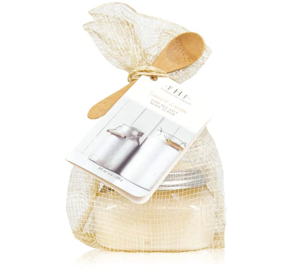 Sweet Cream Fine Sea Salt Body Scrub | FarmHouse Fresh - Lavender Hills BeautyFarmhouse Fresh1316RT