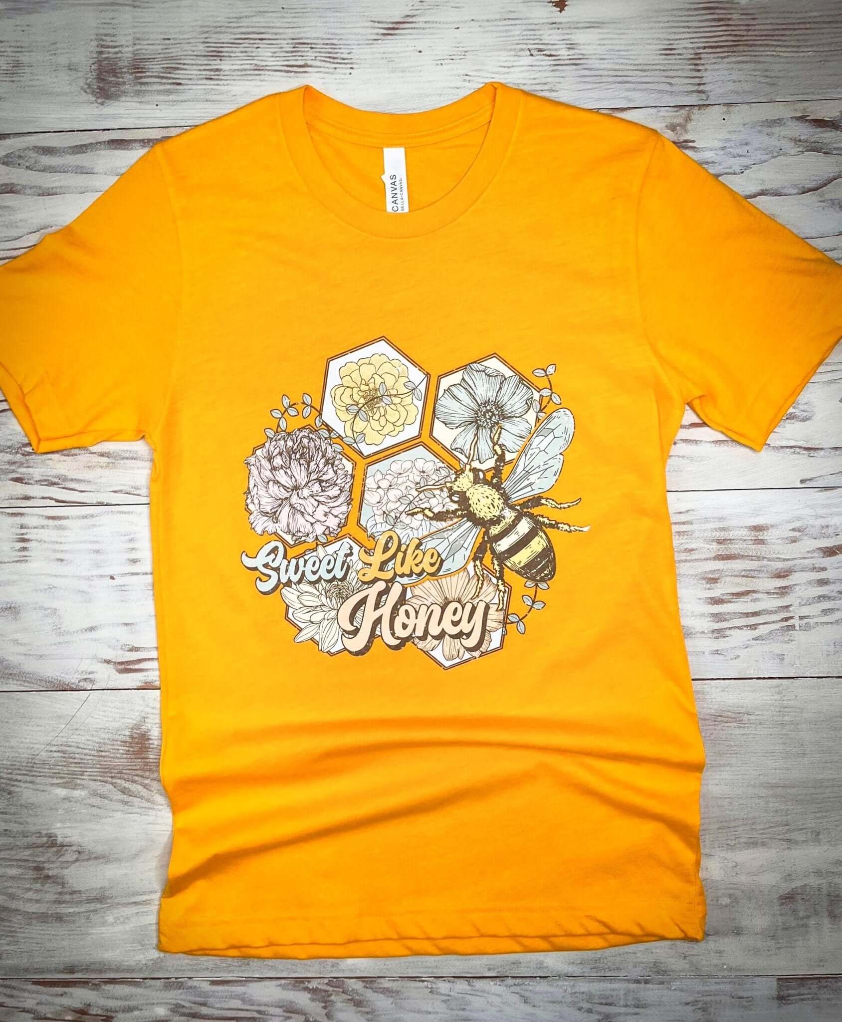 Sweet Like Honey Short Sleeve T-Shirt - Lavender Hills BeautyLavender Hills Beauty Studio