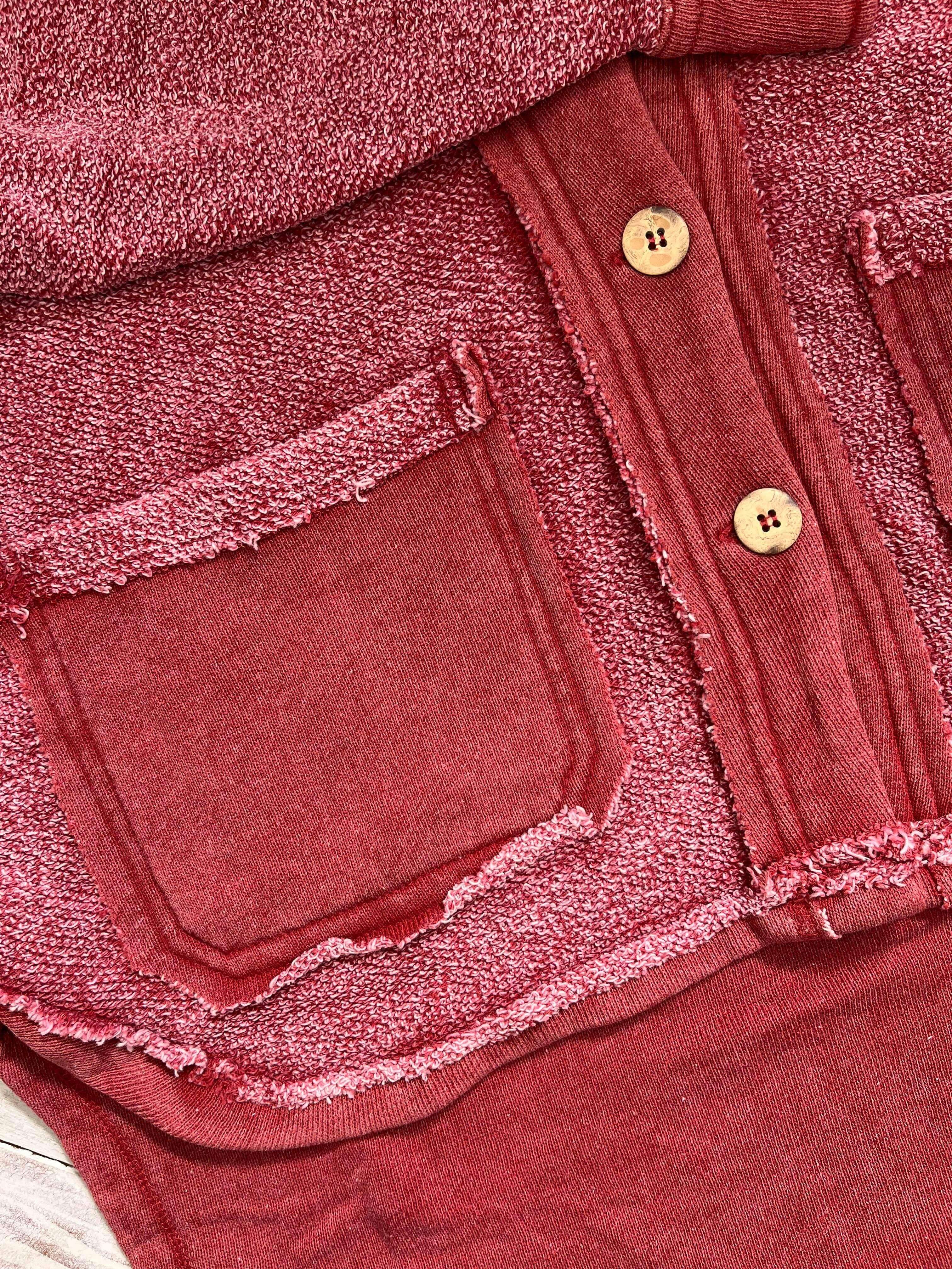 Copper Red Vintage Jacket Zenana