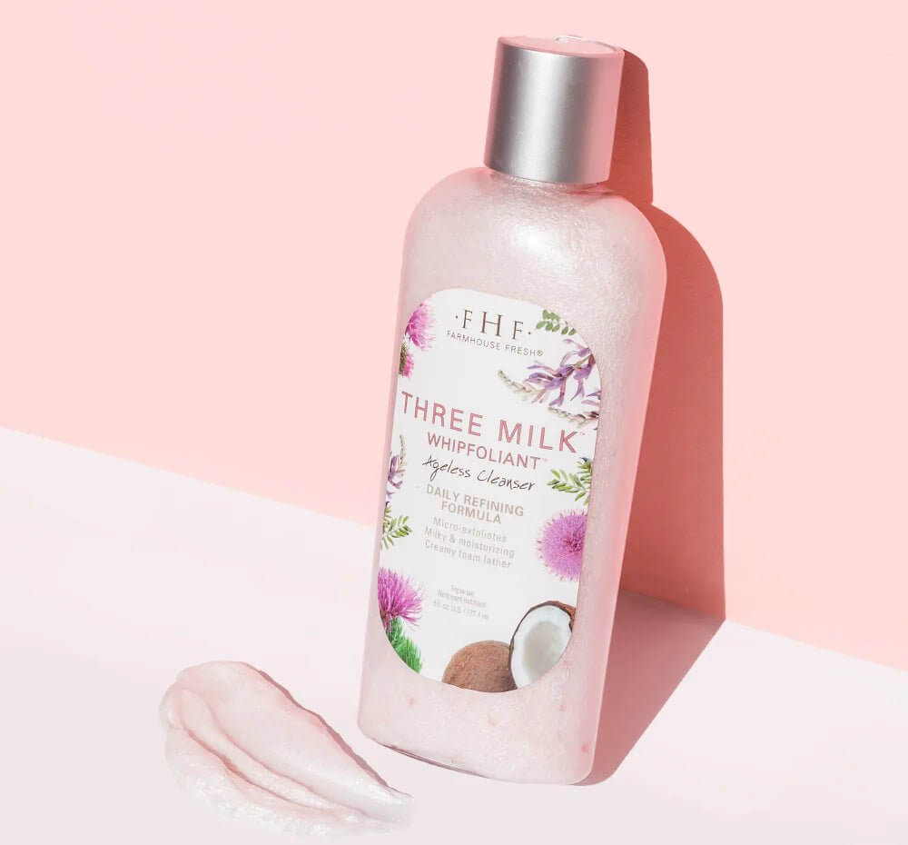 Three Milk™ Whipfoliant™ Cleanser - Lavender Hills BeautyFarmhouse Fresh13868RT