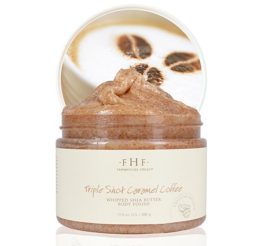 Triple Shot Caramel Coffee Whipped Shea Butter Body Polish | FarmHouse Fresh - Lavender Hills BeautyFarmhouse Fresh0706RT