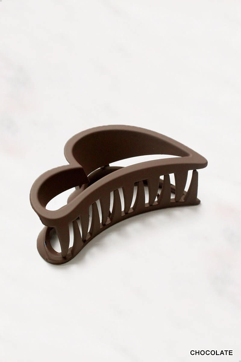 Large Heart Shape Hair Clip - 3.75 inch - Lavender Hills BeautyLavender Hills Beauty