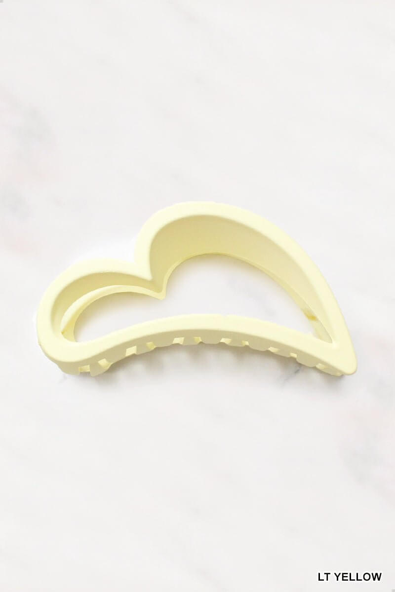 Large Heart Shape Hair Clip - 3.75 inch - Lavender Hills BeautyLavender Hills Beauty