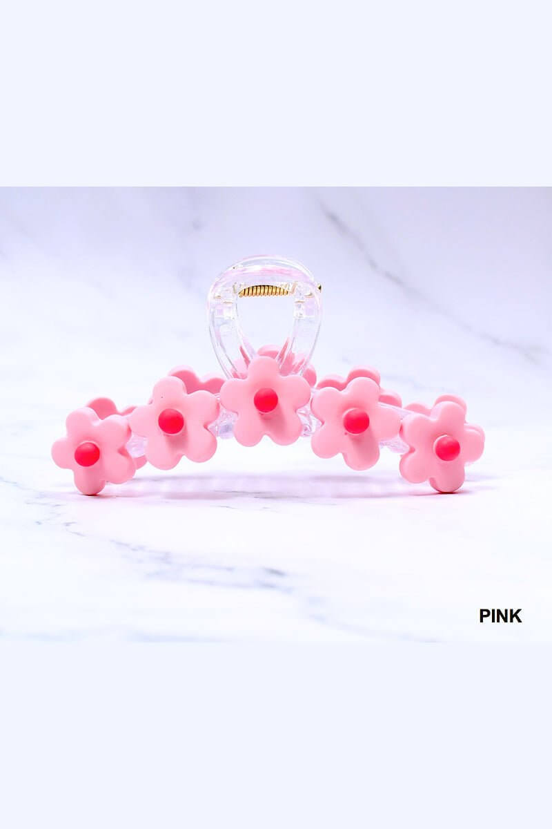 Posy Floral Hair Claw Clip - 4.75 inch - Lavender Hills BeautyLavender Hills Beauty