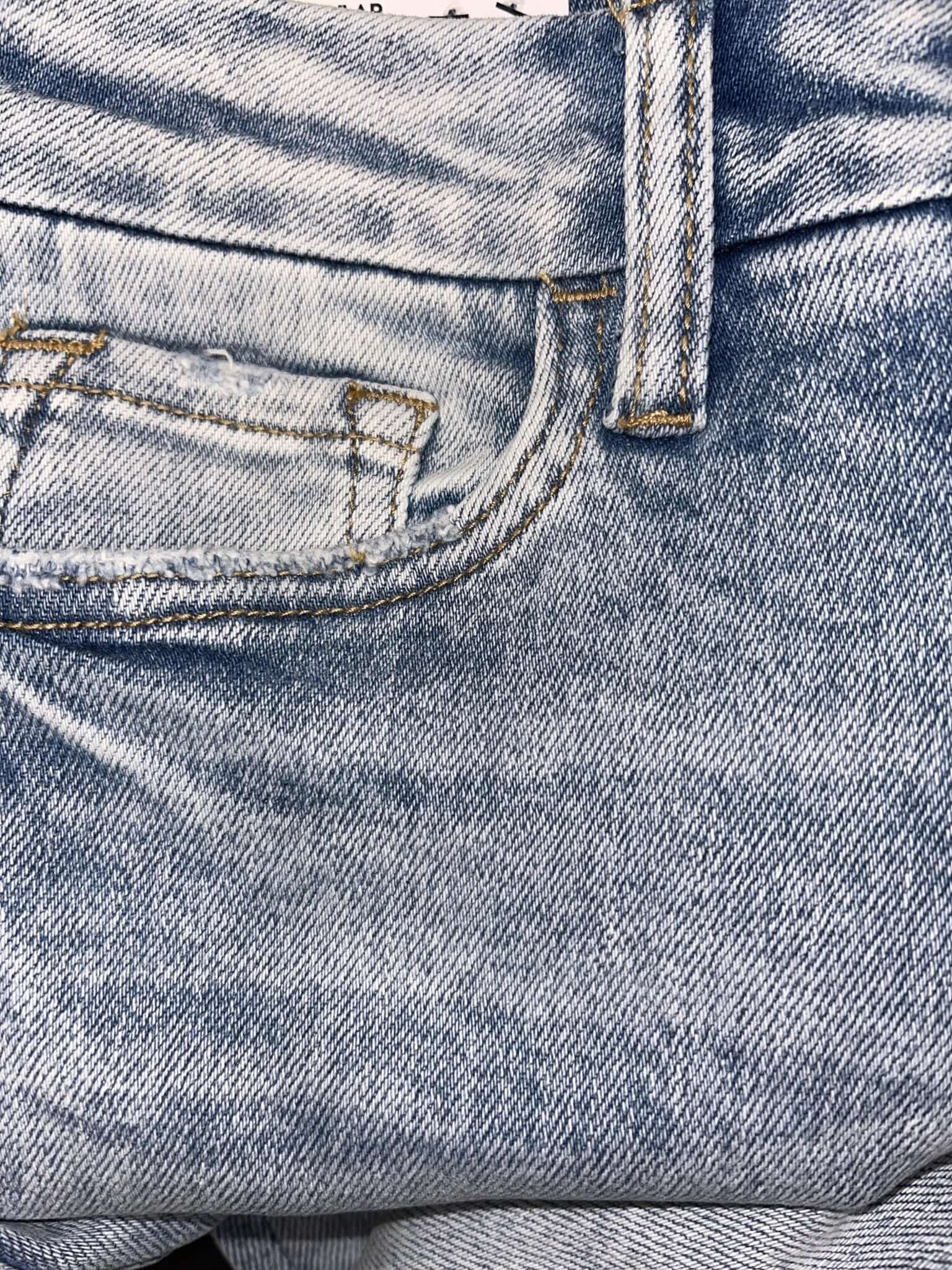 Fashionably High Rise Bootcut Jean - Lavender Hills BeautyVervet by Flying Monkey