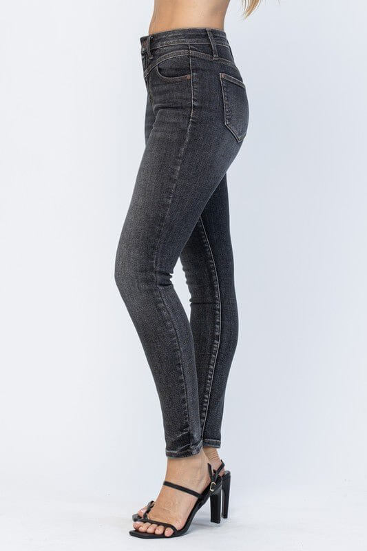 Vintage Black Yoke Skinny Jean | Judy Blue | 88287 - Lavender Hills BeautyJudy Blue88287REG-3(26)