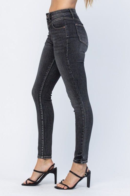 Vintage Black Yoke Skinny Jean | Judy Blue | 88287 - Lavender Hills BeautyJudy Blue88287REG-3(26)