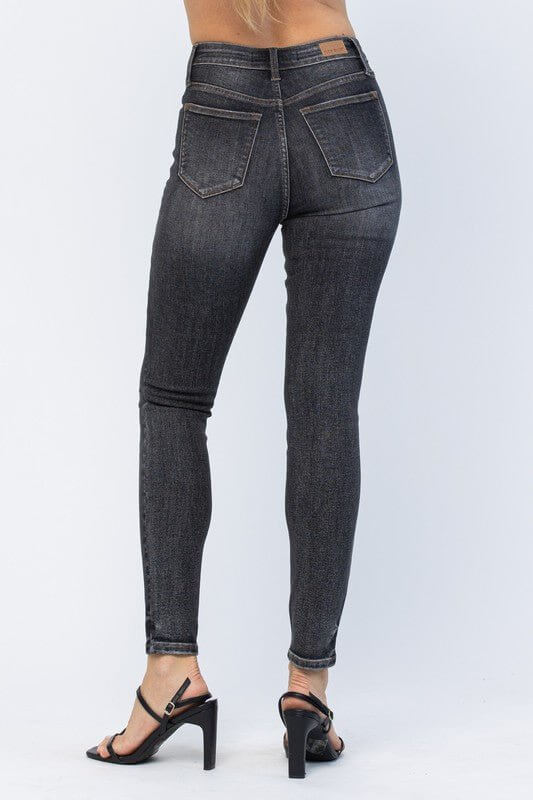 Vintage Black Yoke Skinny Jean | Judy Blue | 88287 - Lavender Hills BeautyJudy Blue88287REG-3(26)