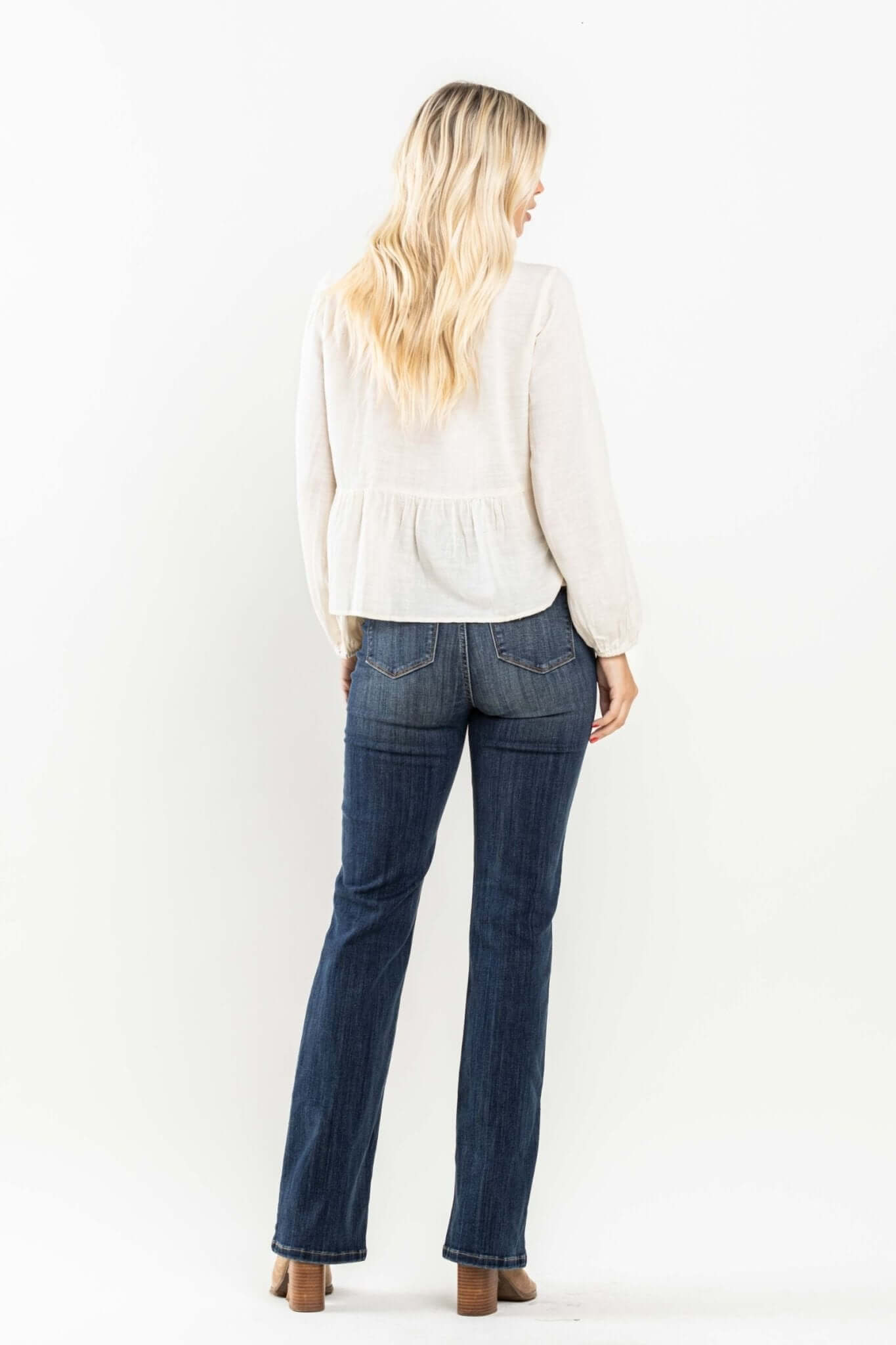 Audrey Pull On Slim Bootcut Jeans - Lavender Hills BeautyJudy Blue