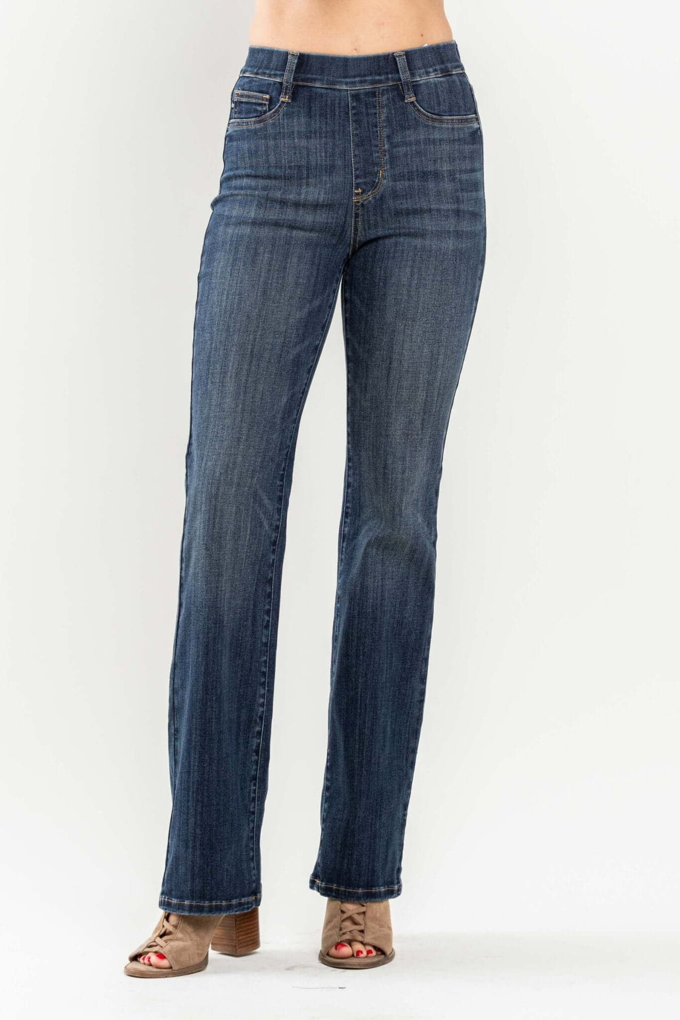 Audrey Pull On Slim Bootcut Jeans - Lavender Hills BeautyJudy Blue