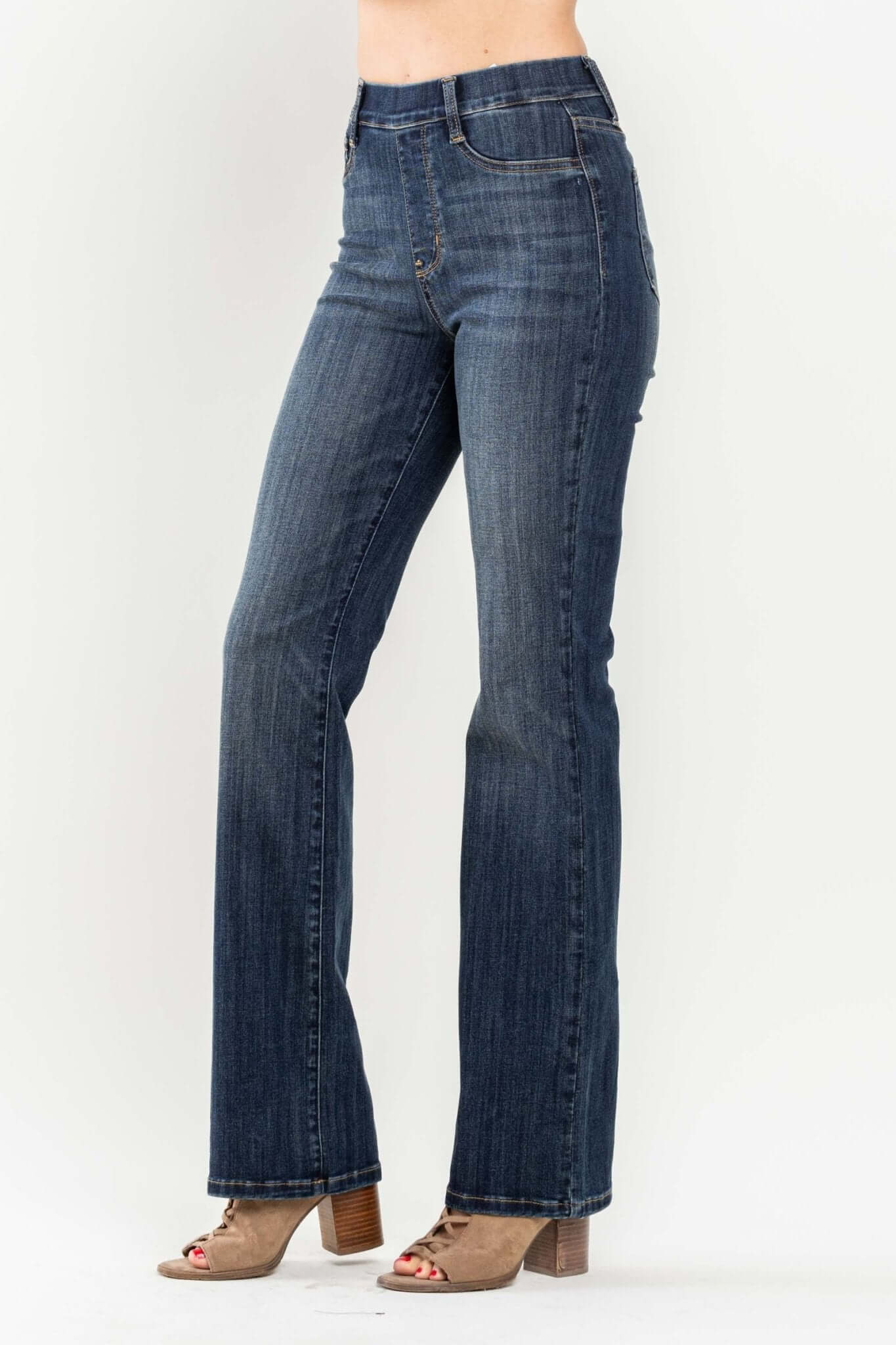Audrey Pull On Slim Bootcut Jeans - Lavender Hills BeautyJudy Blue