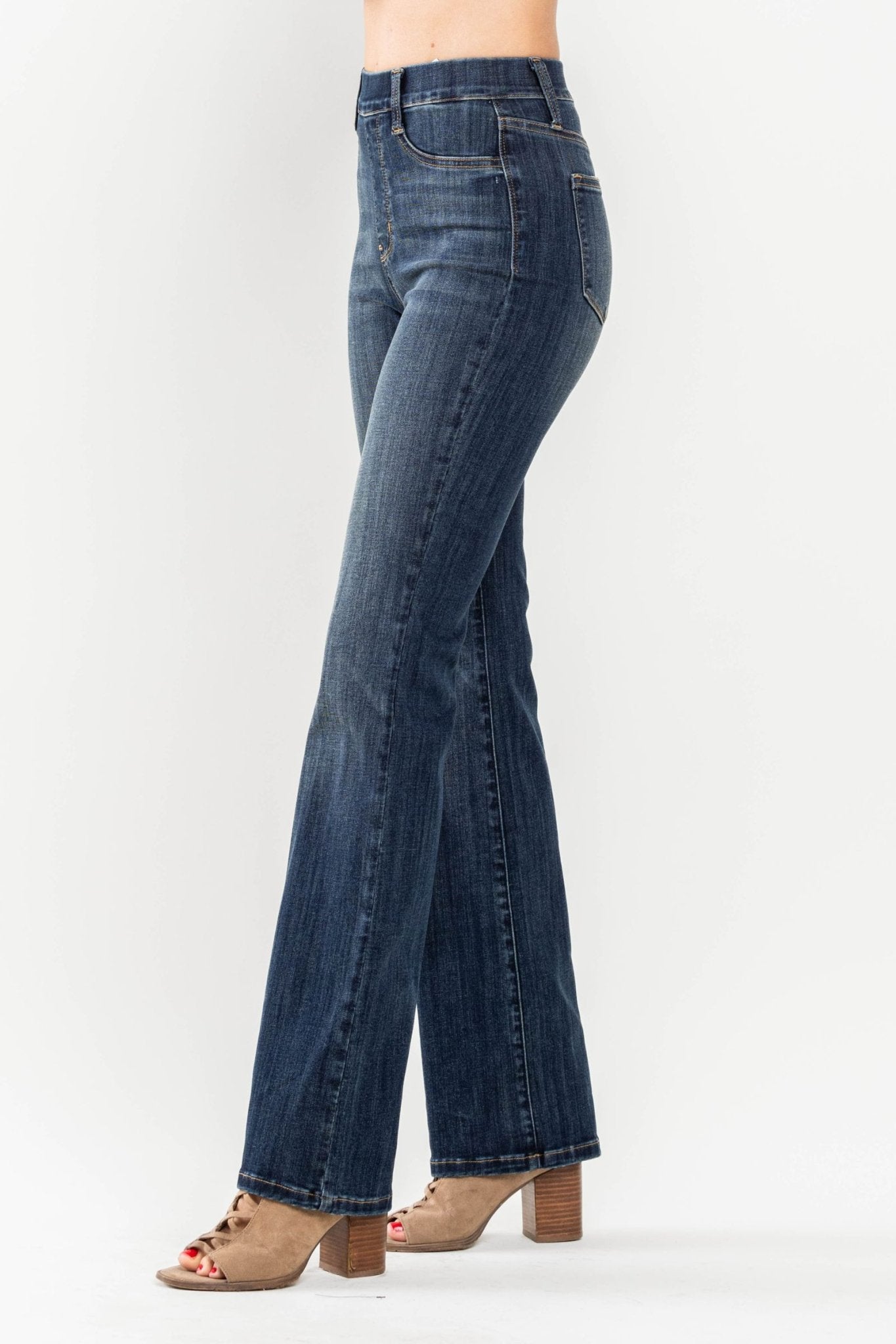 Audrey Pull On Slim Bootcut Jeans - Lavender Hills BeautyJudy Blue