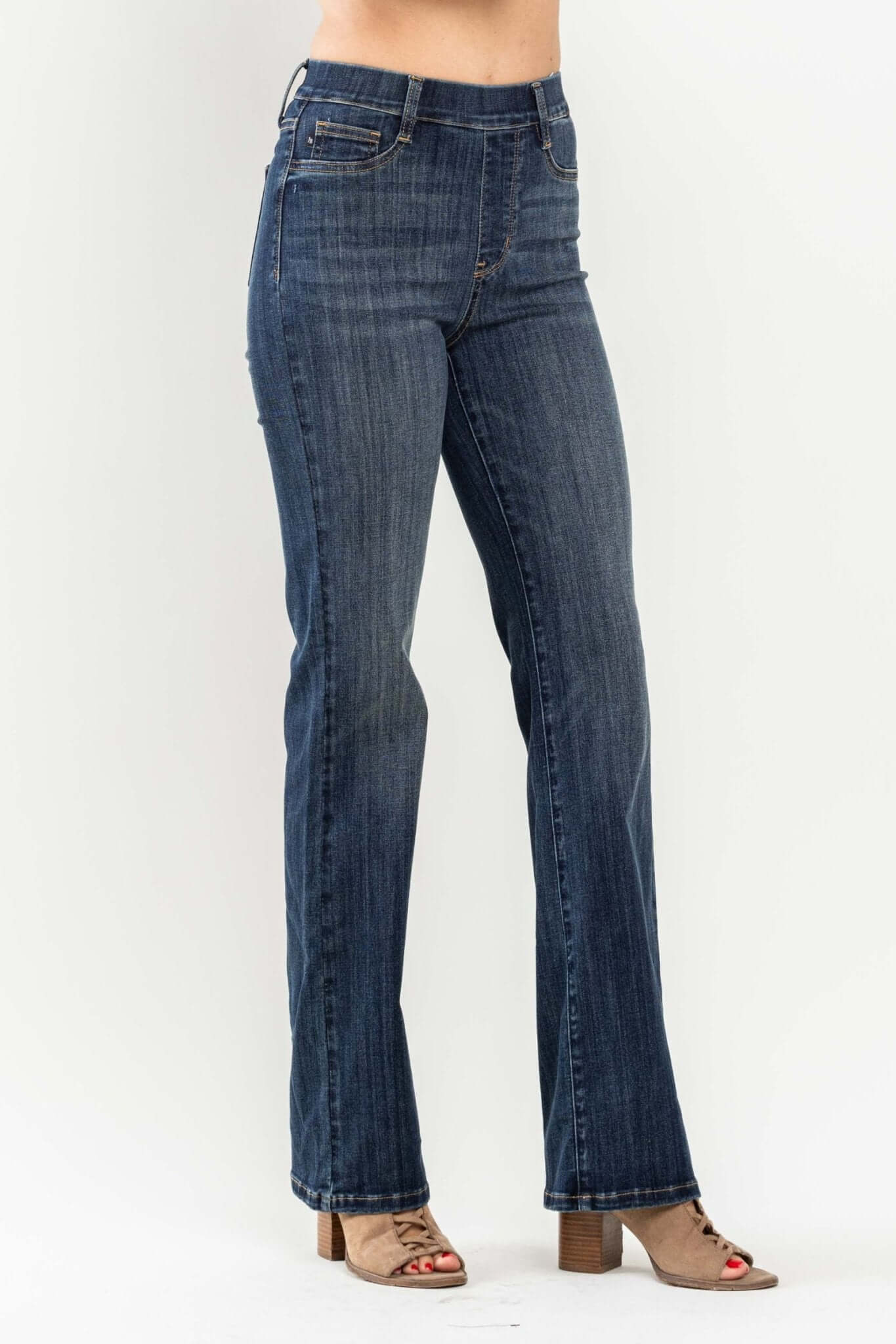 Audrey Pull On Slim Bootcut Jeans - Lavender Hills BeautyJudy Blue