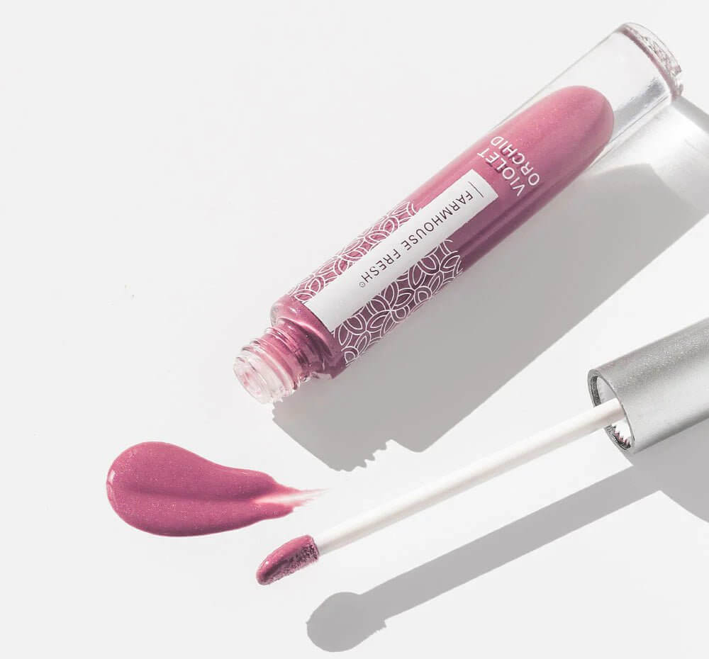 Vitamin Glaze® Oil Infused Lip Gloss – Violet Orchid - Lavender Hills BeautyFarmhouse Fresh13912RT