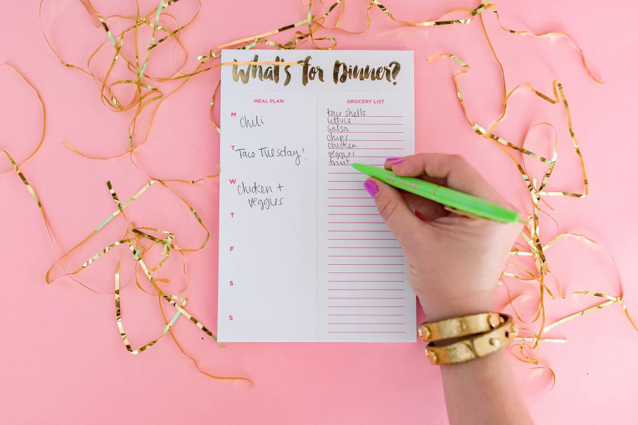 What's for Dinner Meal Planning Notepad - Lavender Hills BeautyTaylor Elliott DesignsNP-01