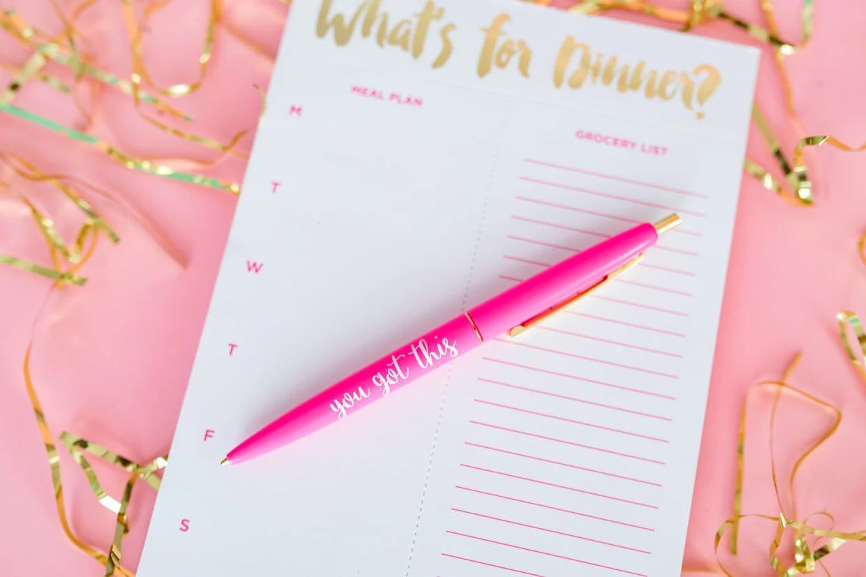 What's for Dinner Meal Planning Notepad - Lavender Hills BeautyTaylor Elliott DesignsNP-01