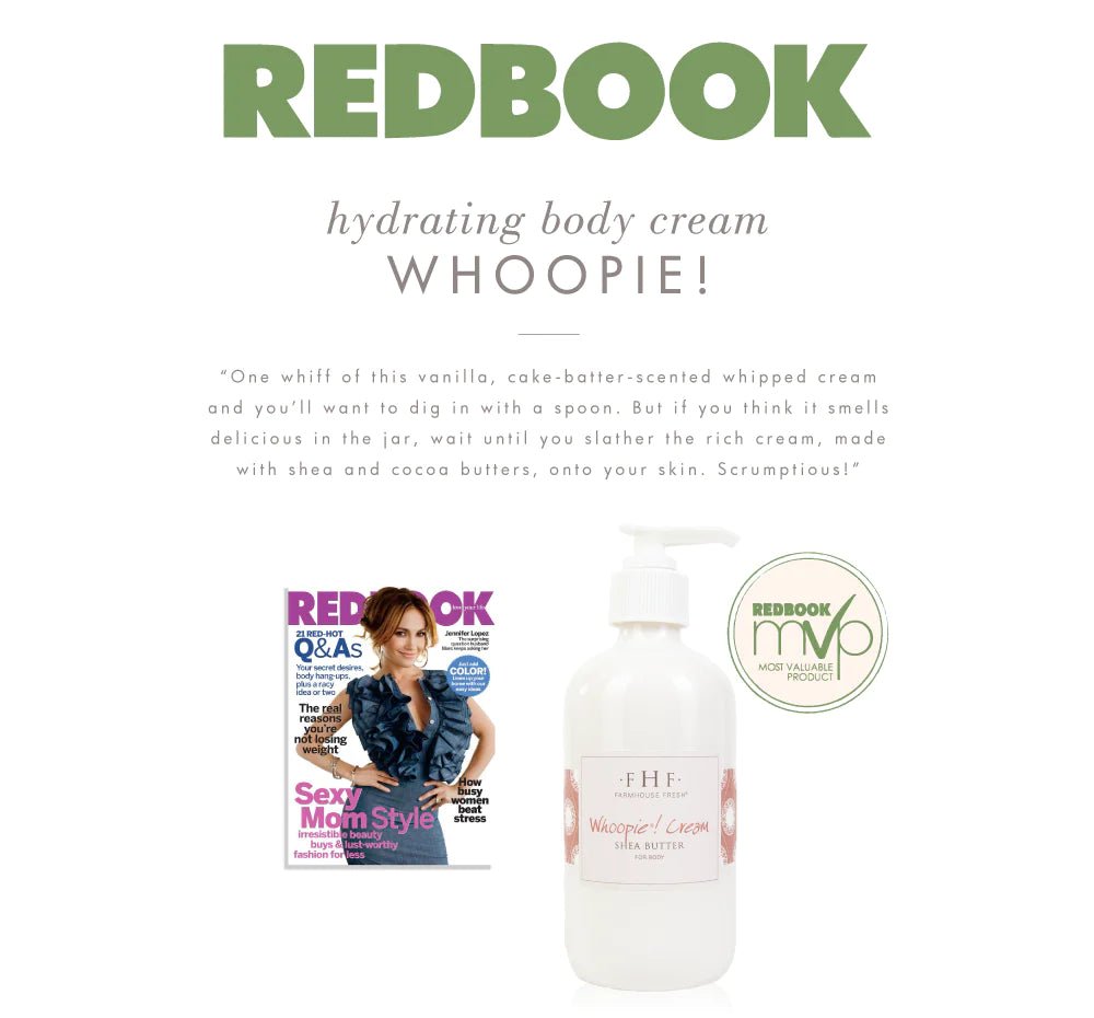 Whoopie®! Cream Shea Butter for Body | FarmHouse Fresh - Lavender Hills BeautyFarmhouse Fresh0157RT