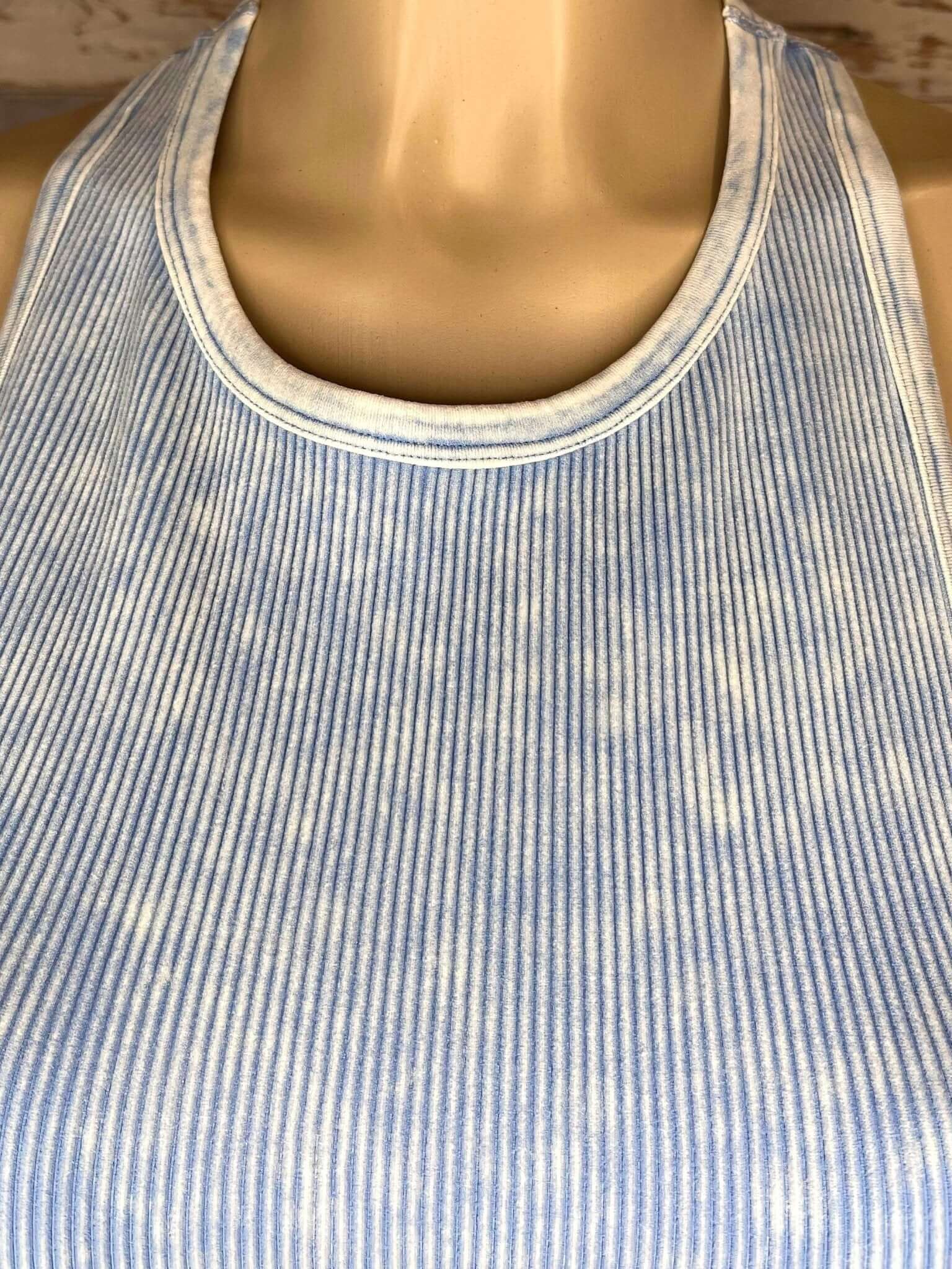 Chic High Neck Racerback Brami Cropped Tank Top - More Colors Available - Lavender Hills BeautyZenana