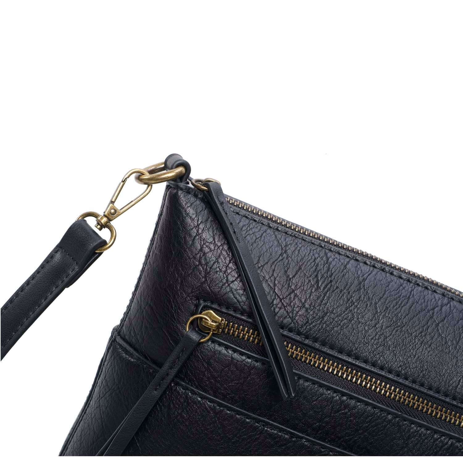 Zoe Crossbody Purse - Black Ampere Creations