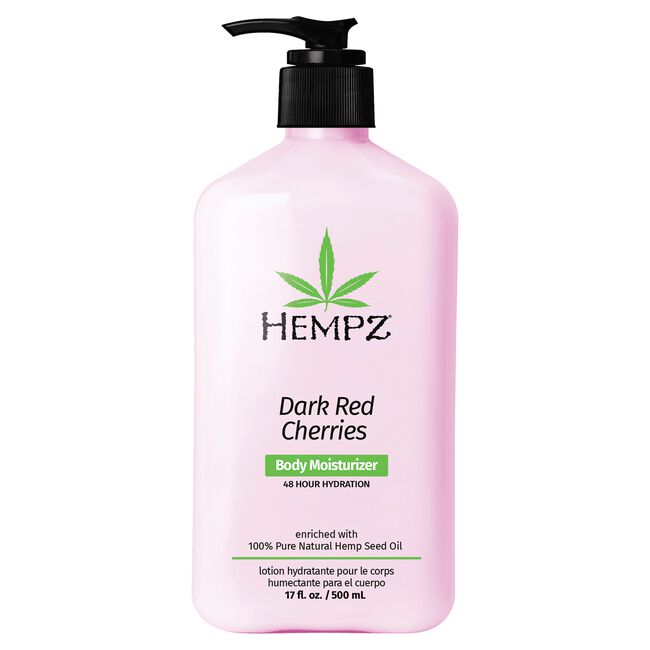 Hempz Lotion Dark Red Cherries Herbal Body Moisturizer - Lavender Hills BeautyHempzUSA-039272