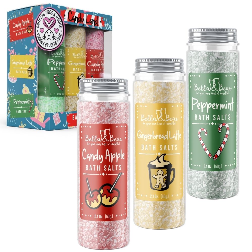 Bella and Bear Candy Land Bath Salts Holiday Edition - Lavender Hills BeautyBella & BearLU21BS6C