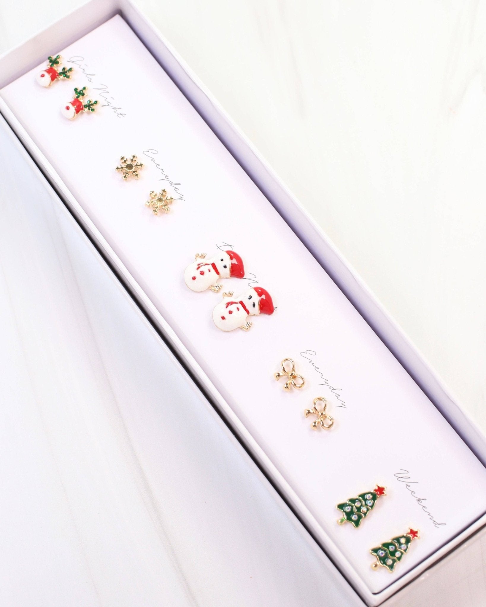 Friendly Frosty Earring Set White - Lavender Hills BeautyCaroline HillE40089-WHITE