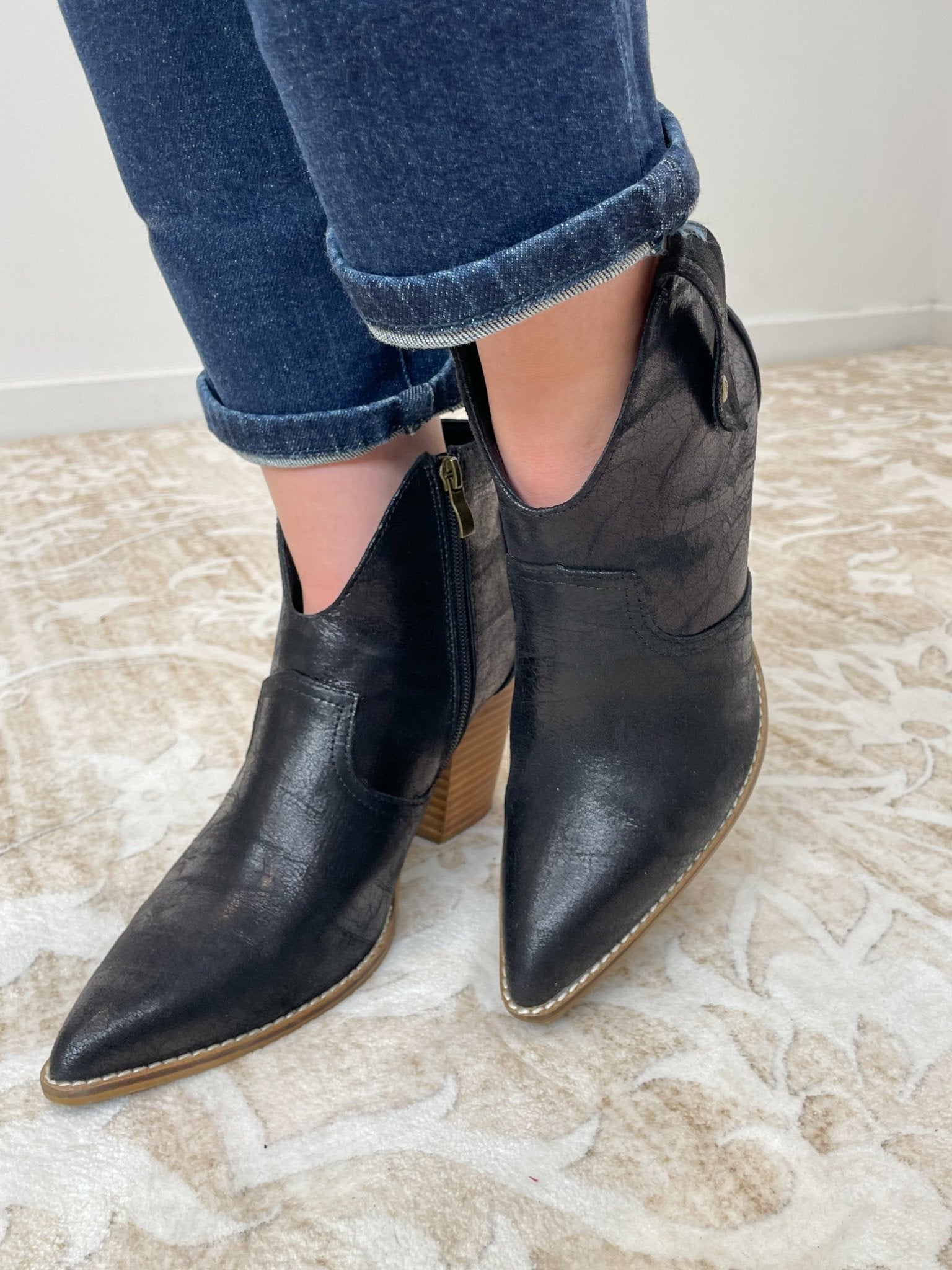 Corkys Footwear Bar Hoppin Bootie - Black - Lavender Hills BeautyCorkys Footwear80 - 0253 - BLCK - 6