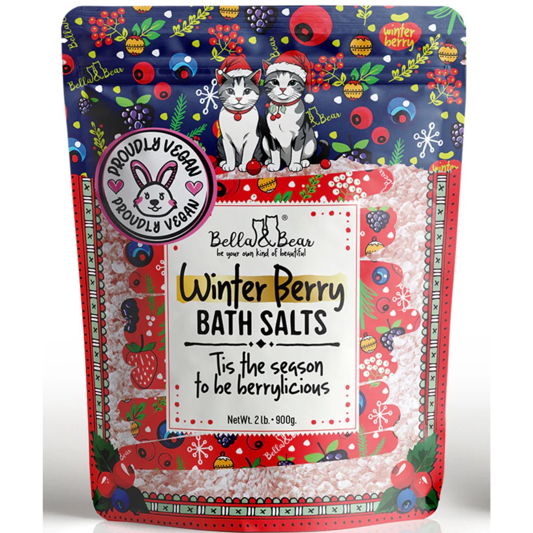 Bella and Bear Winter Berry Holiday Bath Salts - Lavender Hills BeautyBella & BearWBBS2LB