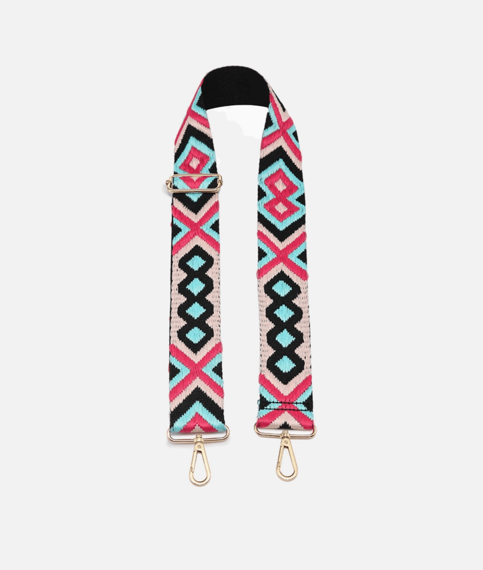 Bohemian Mint/Fuchsia Guitar Purse Strap - Lavender Hills BeautyJen & CoSTPBO - MTFU