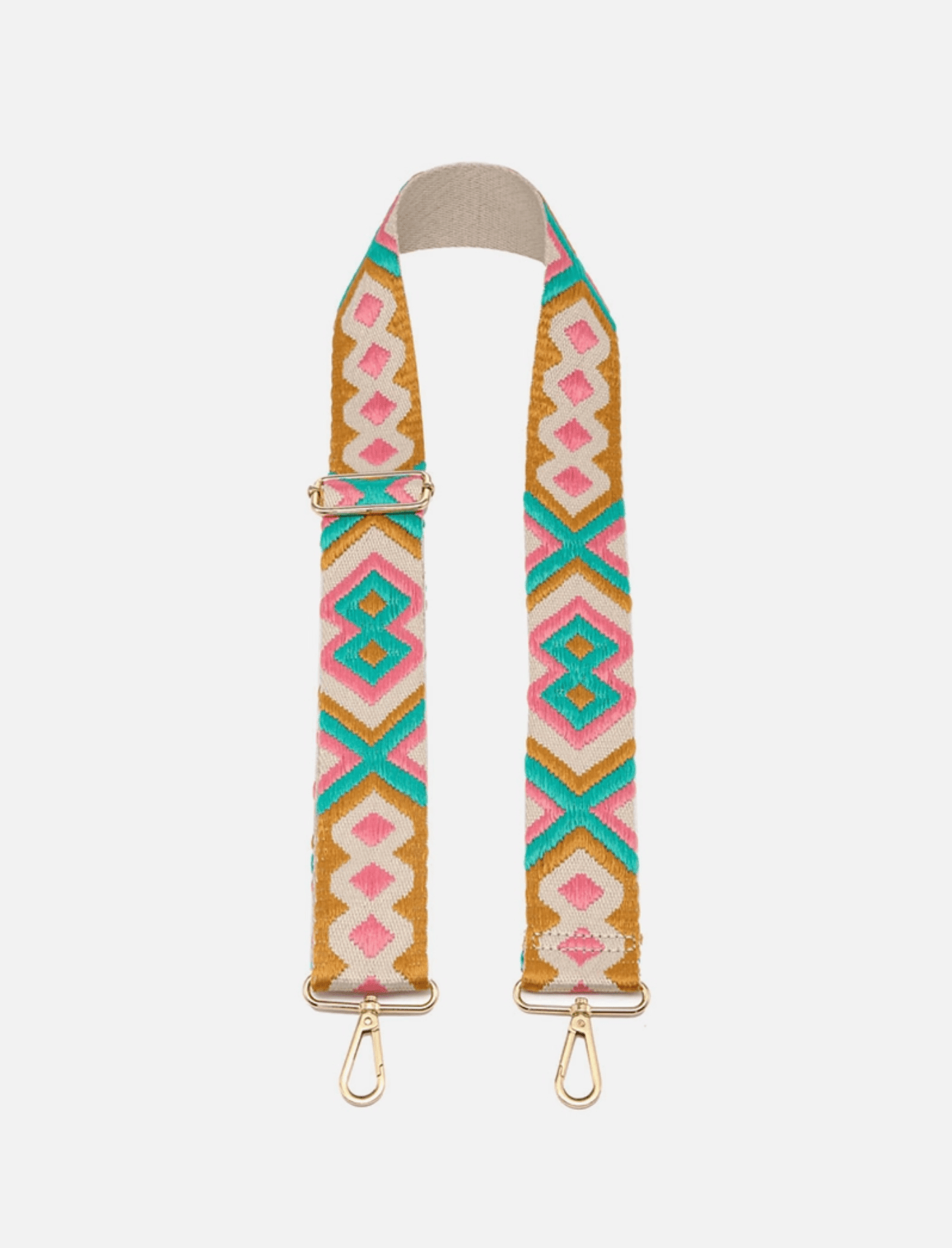 Bohemian Pink/Green Guitar Purse Strap - Lavender Hills BeautyJen & CoSTPBO - PKGN