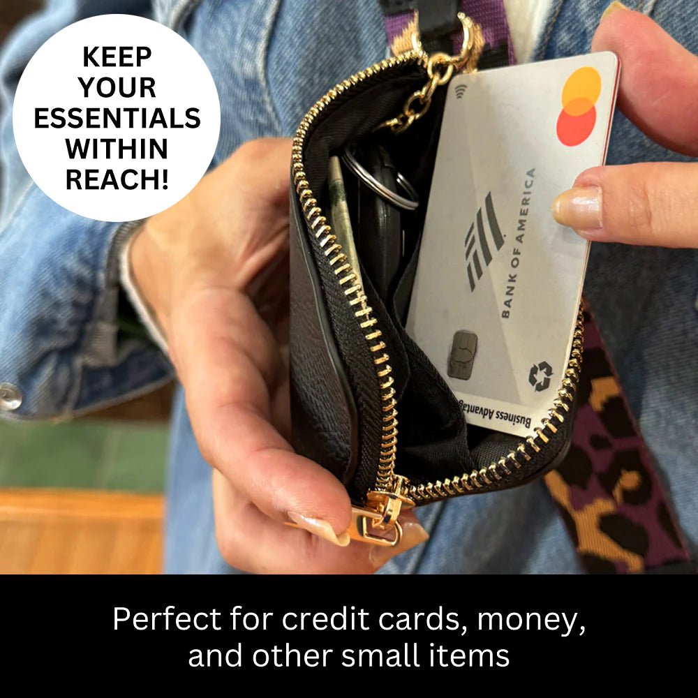 Clip & Go Strap w/RFID Pouch Brocade Pattern - Teal - Lavender Hills BeautySave The GirlsCG-1062TP