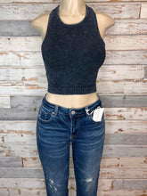 Load image into Gallery viewer, Chic Plus High Neck Racerback Brami Cropped Tank Top - Black
