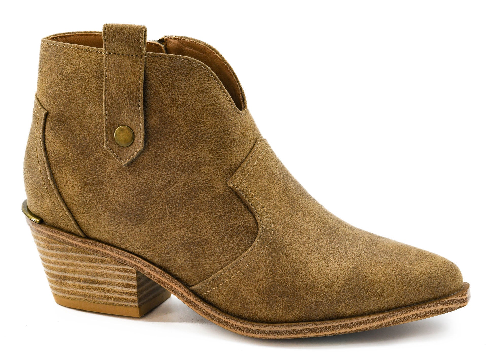 Corkys Footwear Closing Time Bootie - Tan - Lavender Hills BeautyCorkys Footwear80 - 0267 - TAN - 6