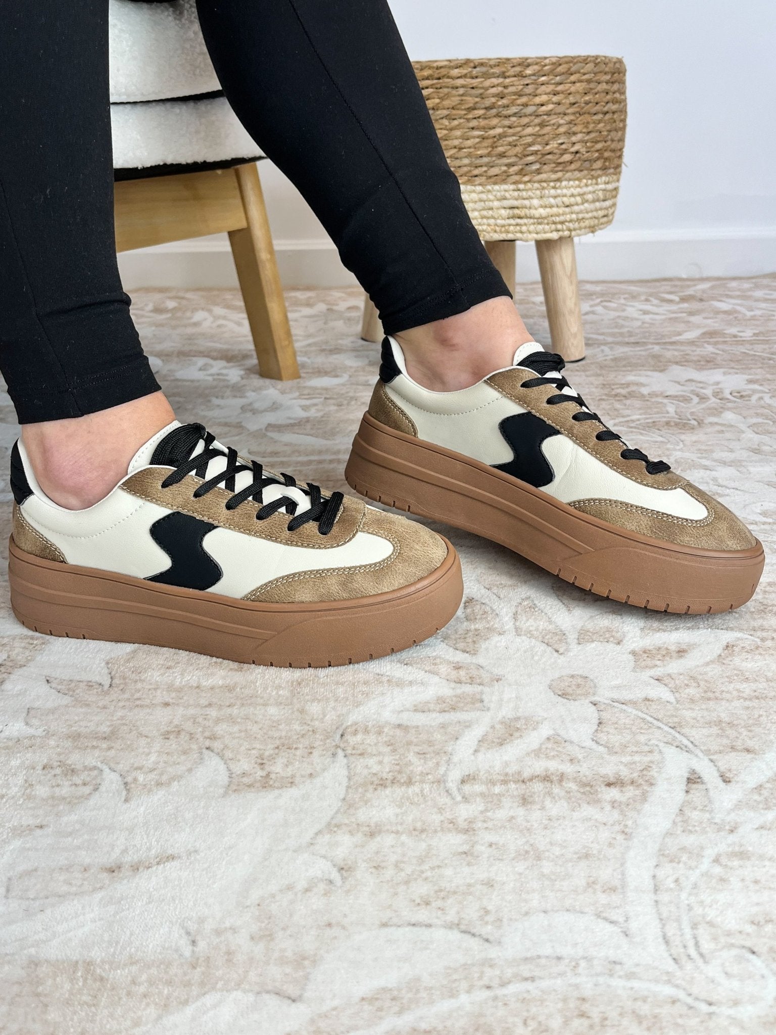 Corkys Footwear Pop Off Sneaker Tennis Shoes - Lavender Hills BeautyCorkys Footwear51 - 0180 - TAN - 6