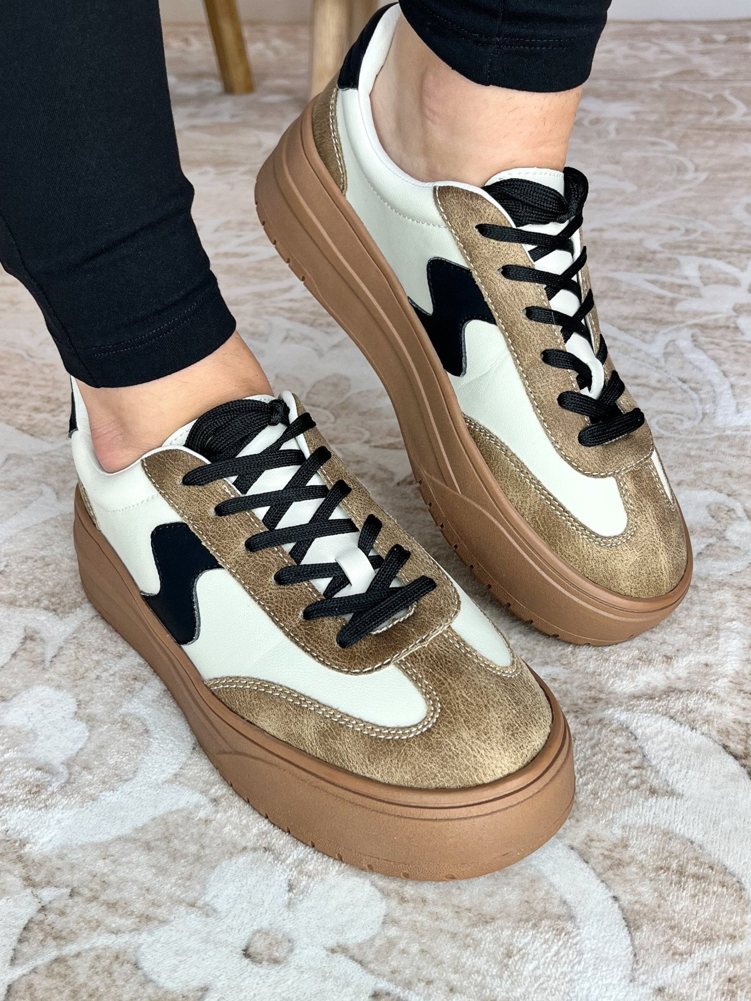 Corkys Footwear Pop Off Sneaker Tennis Shoes - Lavender Hills BeautyCorkys Footwear51 - 0180 - TAN - 6